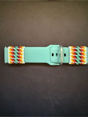 Peyote stitched Native made regular watch band